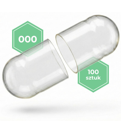 Kapsułki wegetariańskie pakowane w dwóch częściach