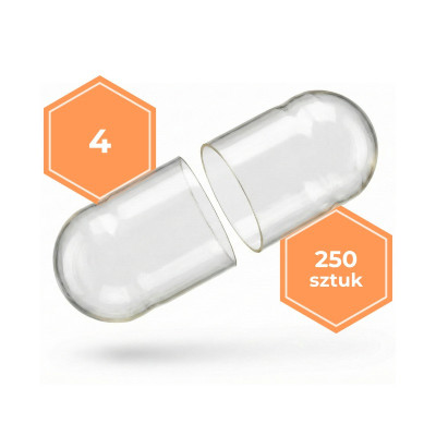 Kapsułki żelatynowe pakowane w dwóch częściach