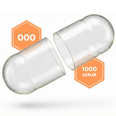 Kapsułki żelatynowe pakowane w dwóch częściach