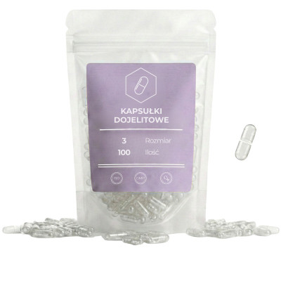 Kapsułki dojelitowe jednoczęściowe (zamknięte)