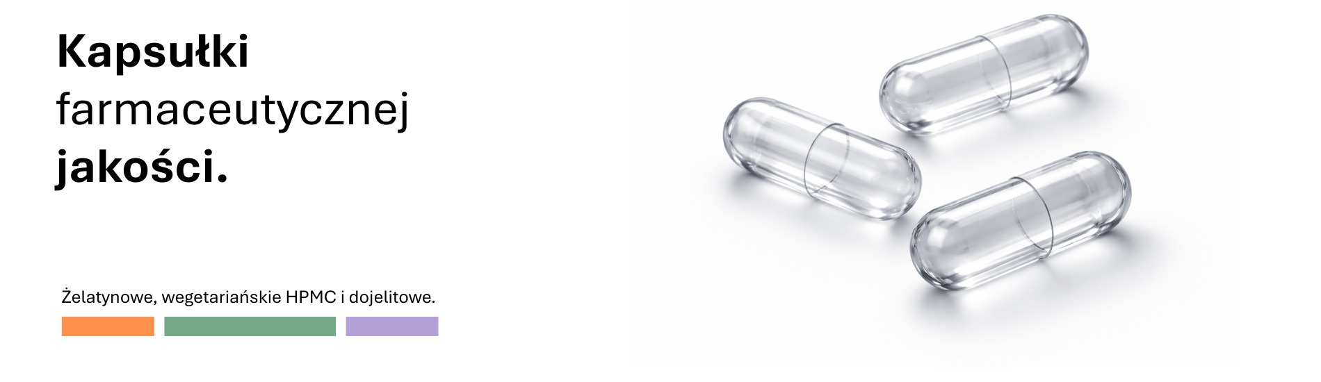 Kapsułki farmaceutycznej jakości